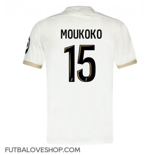 Dres OGC Nice Youssoufa Moukoko #15 Preč 2024-25 Krátky Rukáv